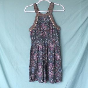 AEO Halter Style Paisley Dress, Size 6